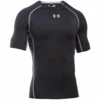 UNDER ARMOUR HEATGEAR ARMOUR ADULT T-SHIRT BLACK -HockeyPro Hub 1257468 001 ua 2017 shirt front