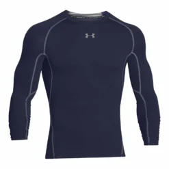 UNDER ARMOUR HEATGEAR ARMOUR ADULT LONG SLEEVE SHIRT NAVY
