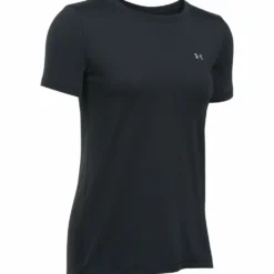 UNDER ARMOUR HEATGEAR ARMOUR WOMEN'S T-SHIRT BLACK