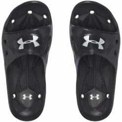 UNDER ARMOUR LOCKER III KIDS SANDALS BLACK