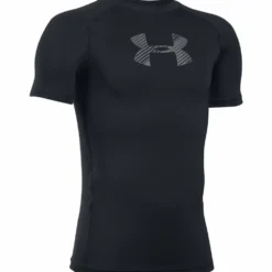 UNDER ARMOUR SHORT SLEEVE KIDS T-SHIRT BLACK