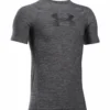 UNDER ARMOUR SHORT SLEEVE KIDS T-SHIRT GREY -HockeyPro Hub 1289957 090 ua 2017 shirt front