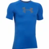 UNDER ARMOUR SHORT SLEEVE KIDS T-SHIRT BLUE -HockeyPro Hub 1289957 907 ua 2017 shirt front