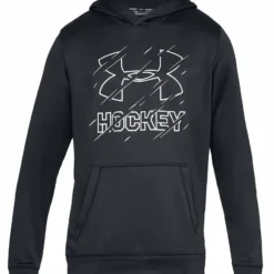 UNDER ARMOUR ADULT UA HOCKEY HOODIE - BLACK