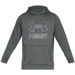 UNDER ARMOUR ADULT UA HOCKEY HOODIE - GREY