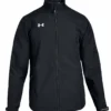UNDER ARMOUR ADULT HOCKEY SOFTSHELL JACKET - BLACK -HockeyPro Hub 1317186 001 Front