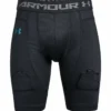 UNDER ARMOUR JR FITTED SHORTS - BLACK -HockeyPro Hub 1317198 001 front