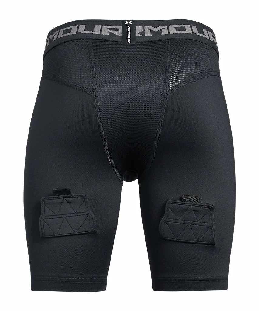 UNDER ARMOUR JR FITTED SHORTS - BLACK 4 UNDER ARMOUR JR FITTED SHORTS - BLACK - Image 2