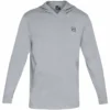 UNDER ARMOUR ADULT RIVAL JERSEY HOODIE - GREY