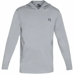 UNDER ARMOUR ADULT RIVAL JERSEY HOODIE - GREY