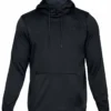 UNDER ARMOUR ADULT ARMOUR FLEECE PO HOODIE - BLACK -HockeyPro Hub 1320743 00