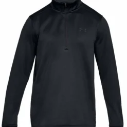 UNDER ARMOUR ADULT ARMOUR FLEECE 1/2 ZIP - BLACK