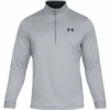 UNDER ARMOUR ADULT ARMOUR FLEECE 1/2 ZIP - GREY -HockeyPro Hub 1320745 035