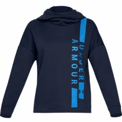 UNDER ARMOUR WOMEN'S RIVAL FLEECE PO HOODIE WM - NAVY