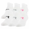 Gildan UNDER ARMOUR WOMEN'S ESSENTIAL NO SHOW SOCKS 6 PACK - WHITE -HockeyPro Hub 207349