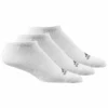 ADIDAS MEN'S 3 PACK ANKLE SOCKS - WHITE -HockeyPro Hub AA2279