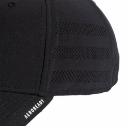 ADIDAS ADULT GAMEDAY III HAT - BLACK -HockeyPro Hub ADIDAS ADULT GAMEDAY III HAT BLACK CLOSE TWO