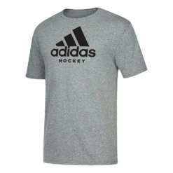 ADIDAS ADULT HOCKEY T SHIRT - GREY