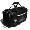 ADIDAS DEFENDER III MD DUFFLE BAG - BLACK/WHITE 1 ADIDAS DEFENDER III MD DUFFLE BAG - BLACK/WHITE -HockeyPro Hub ADIDAS DEFENDER III MD DUFFLE BAG BLACK WHITE CL6047