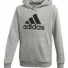 ADIDAS KIDS YB MH BADGE OF SPORT PO HOODIE - GREY -HockeyPro Hub ADIDAS KIDS YB MH BADGE OF SPORT PO HOODIE GREY FRONT
