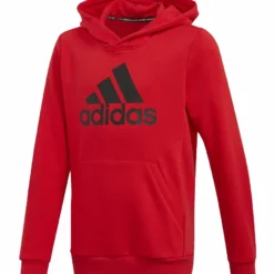 ADIDAS KIDS YB MH BADGE OF SPORT PO HOODIE - RED