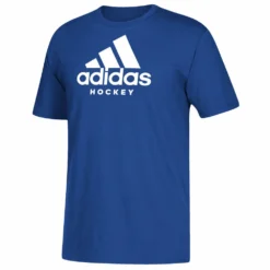 ADIDAS KID'S HOCKEY T SHIRT - BLUE