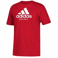 ADIDAS KID'S HOCKEY T SHIRT - RED