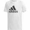 ADIDAS KIDS MUST HAVES BADGE OF SPORT T SHIRT - WHITE/BLACK -HockeyPro Hub ADIDAS KID S MUST HAVES BADGE OF SPORT T SHIRT WHITE BLACK DV0815