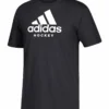 ADIDAS ADULT HOCKEY T SHIRT - BLACK -HockeyPro Hub ADIDAS MENS HOCKEY T SHIRT BLACK CL2212