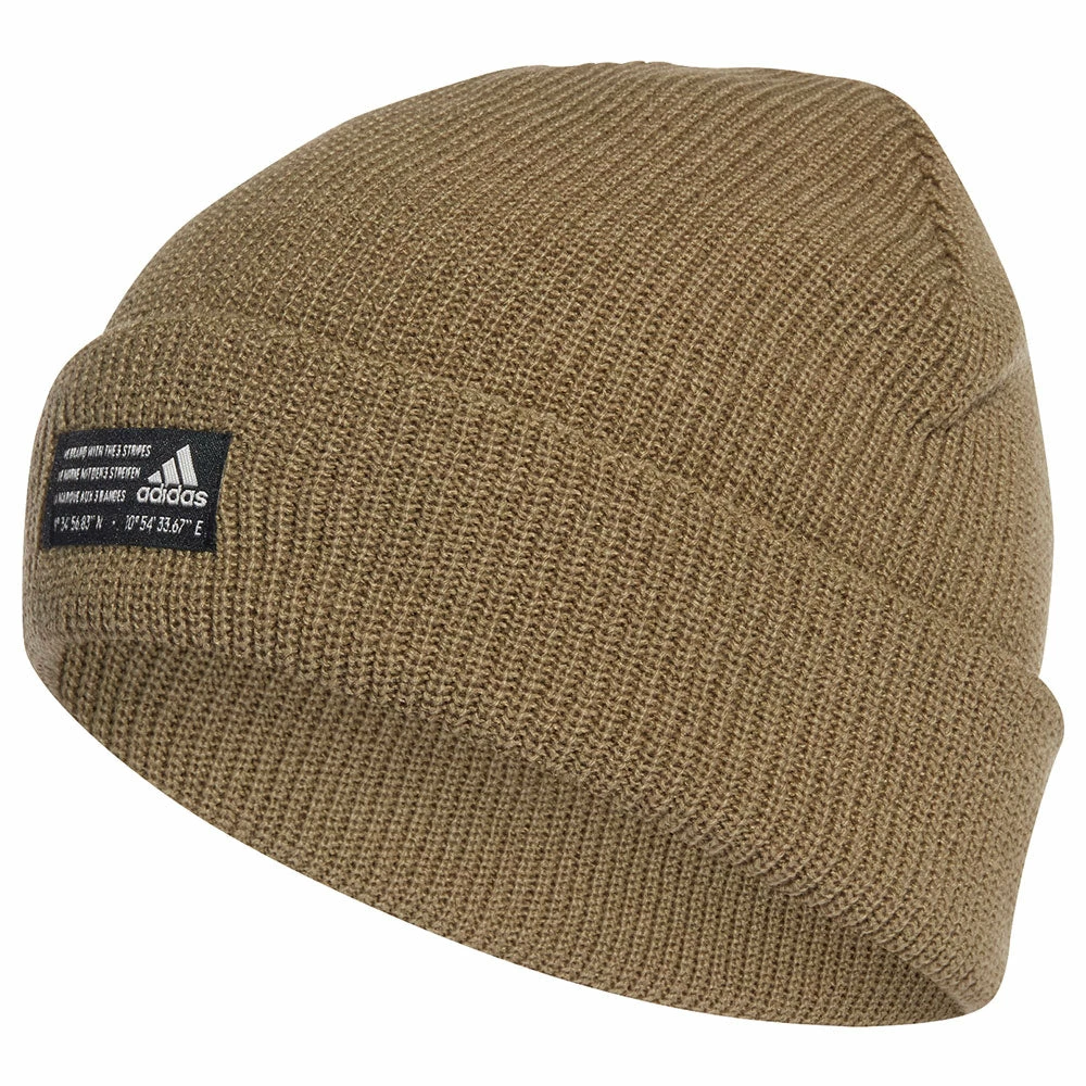 ADIDAS ADULT PERFORMANCE WOOLIE TOQUE - GREEN 3 ADIDAS ADULT PERFORMANCE WOOLIE TOQUE - GREEN