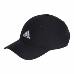 ADIDAS ADULT PRIMEBLUE DAD HAT - BLACK -HockeyPro Hub ADIDAS MENS PRIMEBLUE DAD HAT BLACK side