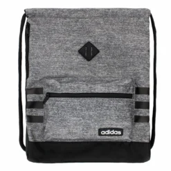 ADIDAS MEN'S CLASSIC 3S SACKPACK - HEATHER GREY