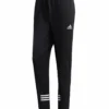 ADIDAS ADULT COZY FLEECE JOGGERS - BLACK/WHITE -HockeyPro Hub ADIDAS MEN S COZY FLEECE JOGGERS 1