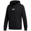 ADIDAS ADULT GAME & GO HOODIE - BLACK -HockeyPro Hub ADIDAS MEN S GAME GO HOODIE BLACK front FM0110