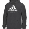 ADIDAS KID'S HOCKEY HOODIE - CHARCOAL