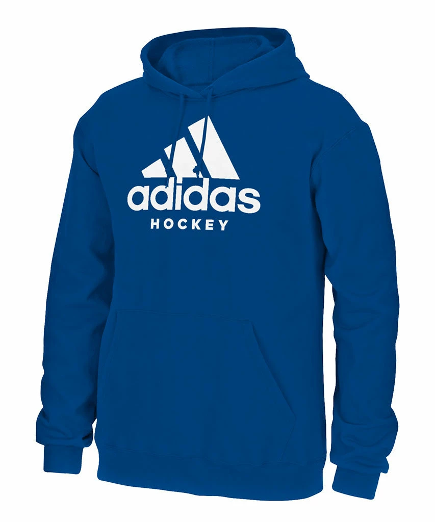 ADIDAS ADULT HOCKEY HOODIE - BLUE 3 ADIDAS ADULT HOCKEY HOODIE - BLUE