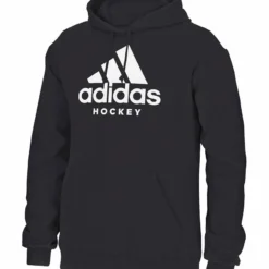 ADIDAS KID'S HOCKEY HOODIE - BLACK