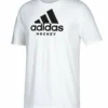 ADIDAS ADULT HOCKEY T SHIRT - WHITE -HockeyPro Hub ADIDAS MEN S HOCKEY T SHIRT WHITE