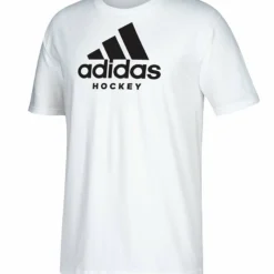 ADIDAS ADULT HOCKEY T SHIRT - WHITE
