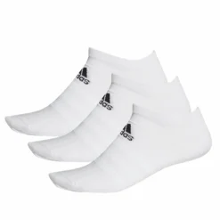 ADIDAS MEN'S LIGHT LOW-CUT SOCKS - 3 PACK WHITE
