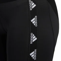 ADIDAS WOMEN'S ALPHASKIN BADGE OF SPORT TIGHTS - BLACK/WHITE -HockeyPro Hub ADIDAS WOMEN S ALPHASKIN BADGE OF SPORT TIGHTS 3