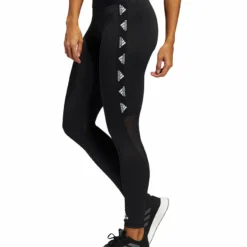 ADIDAS WOMEN'S ALPHASKIN BADGE OF SPORT TIGHTS - BLACK/WHITE -HockeyPro Hub ADIDAS WOMEN S ALPHASKIN BADGE OF SPORT TIGHTS 4