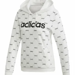 ADIDAS WOMEN'S CORE FAV HOODIE - WHITE