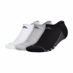 ADIDAS WOMEN'S WOMENS 3S ANKLE SOCKS - 3 PACK - BLACK/GREY/WHITE