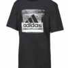 ADIDAS KID'S GOAL T SHIRT - BLACK -HockeyPro Hub Adidas Kids Goal T SHirt