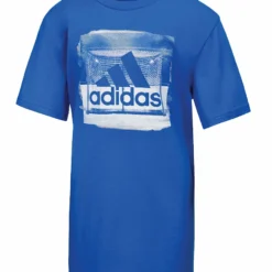 ADIDAS KID'S GOAL T SHIRT - BLUE