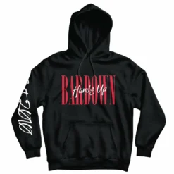 BARDOWN STREETWEAR COLLECTION ADULT BLACK PULLOVER HOODIE