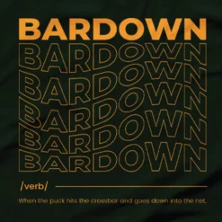 BARDOWN STREETWEAR COLLECTION DEFINITION ADULT GREEN T SHIRT -HockeyPro Hub BARDOWN STREETWEAR COLLECTION DEFINITION ADULT GREEN T SHIRT chest