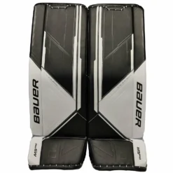 BAUER SUPREME M5PRO SENIOR GOALIE PADS -HockeyPro Hub BAUER SUPREME M5PRO GOALIE PADS WHITE BLACK 9ba888fb e748 42b2 a251 18648e3e2280