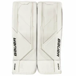 BAUER SUPREME MACH SENIOR GOALIE PADS - WHITE